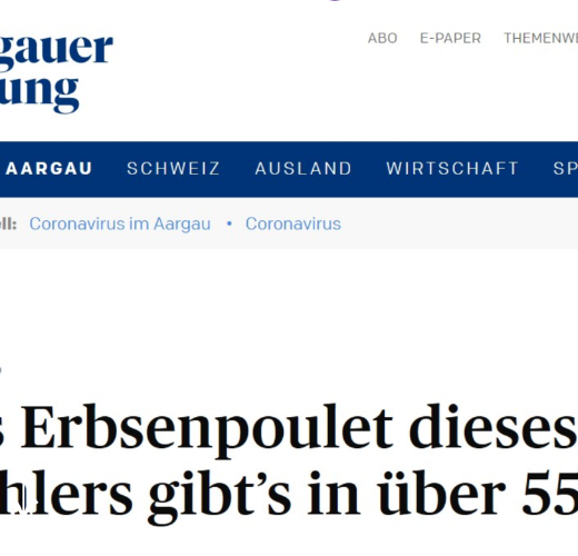 Sein Erbsenpoulet gibt