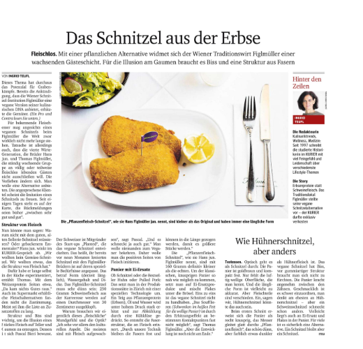 Das Schnitzel aus der Erbse