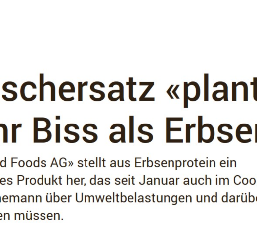 Der Fleischersatz «planted» hat mehr Biss als Erbsenbrei