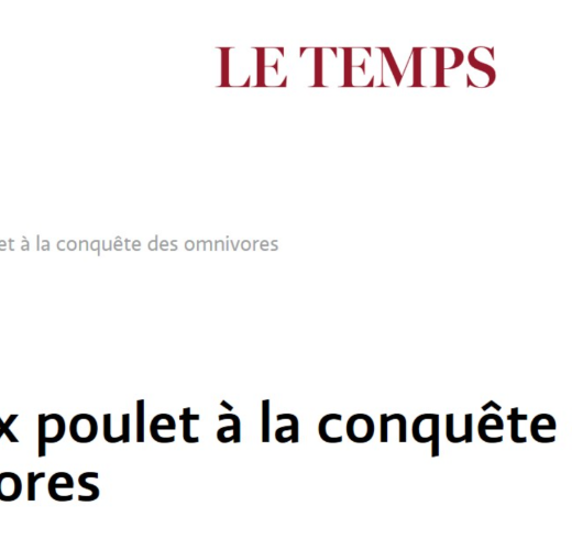 Le temps - Le faux poulet à la conquête des omnivores